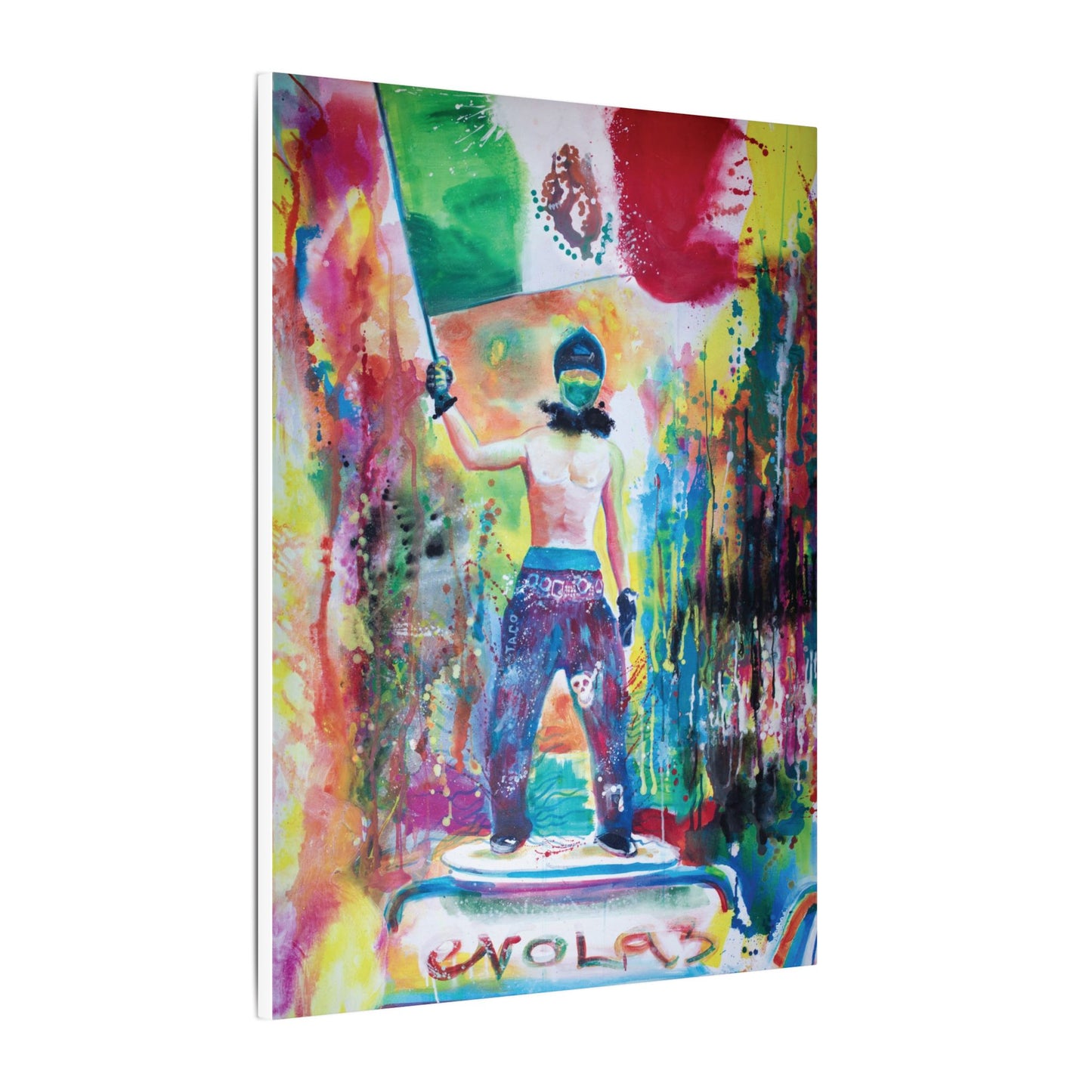 Impresión artística en lienzo "Resistir" 