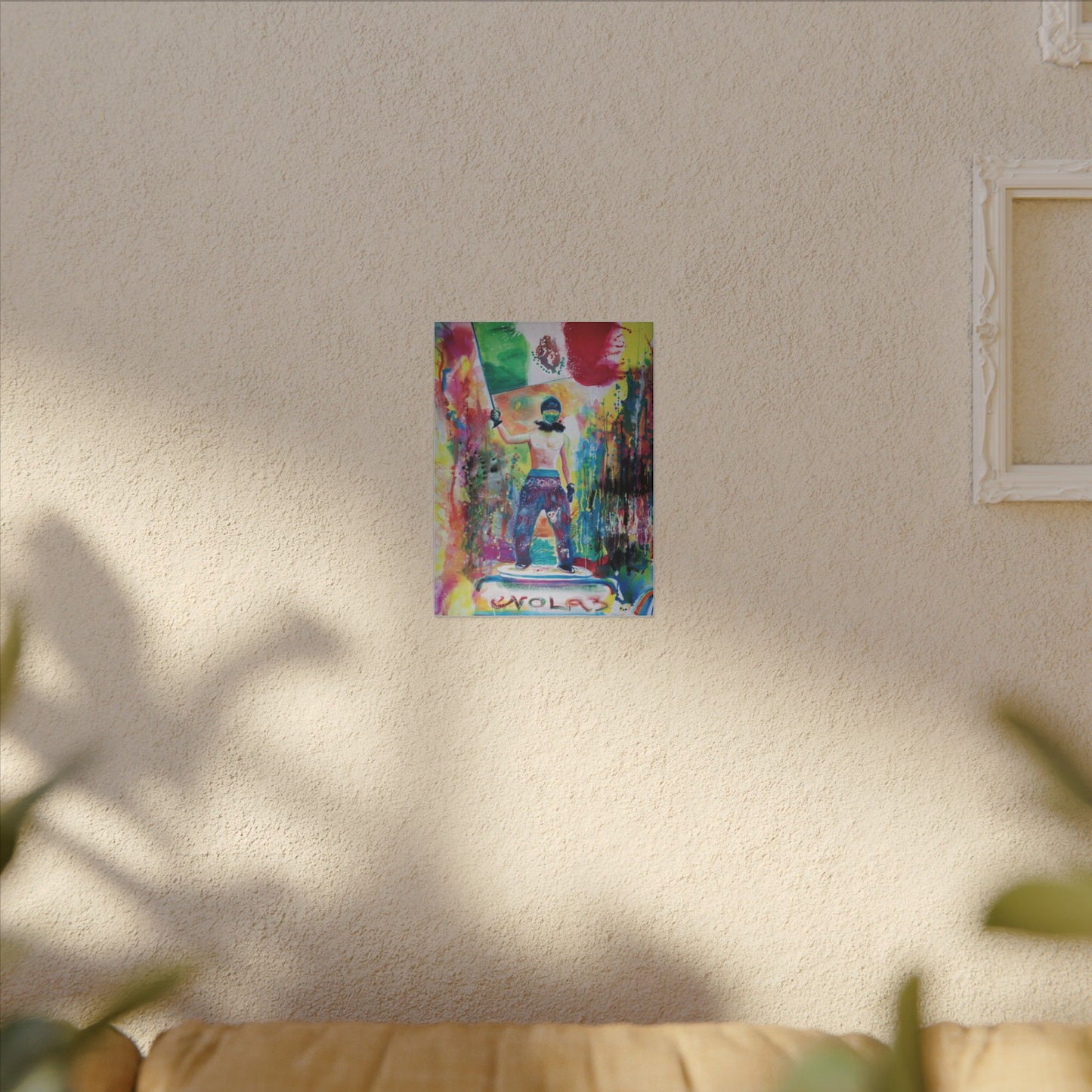 Impresión artística en lienzo "Resistir" 