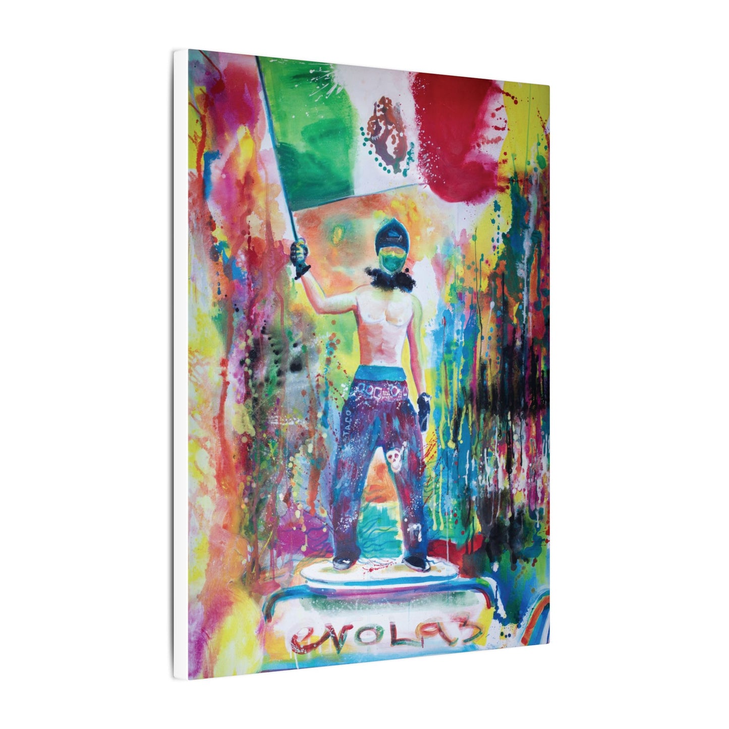 Impresión artística en lienzo "Resistir" 