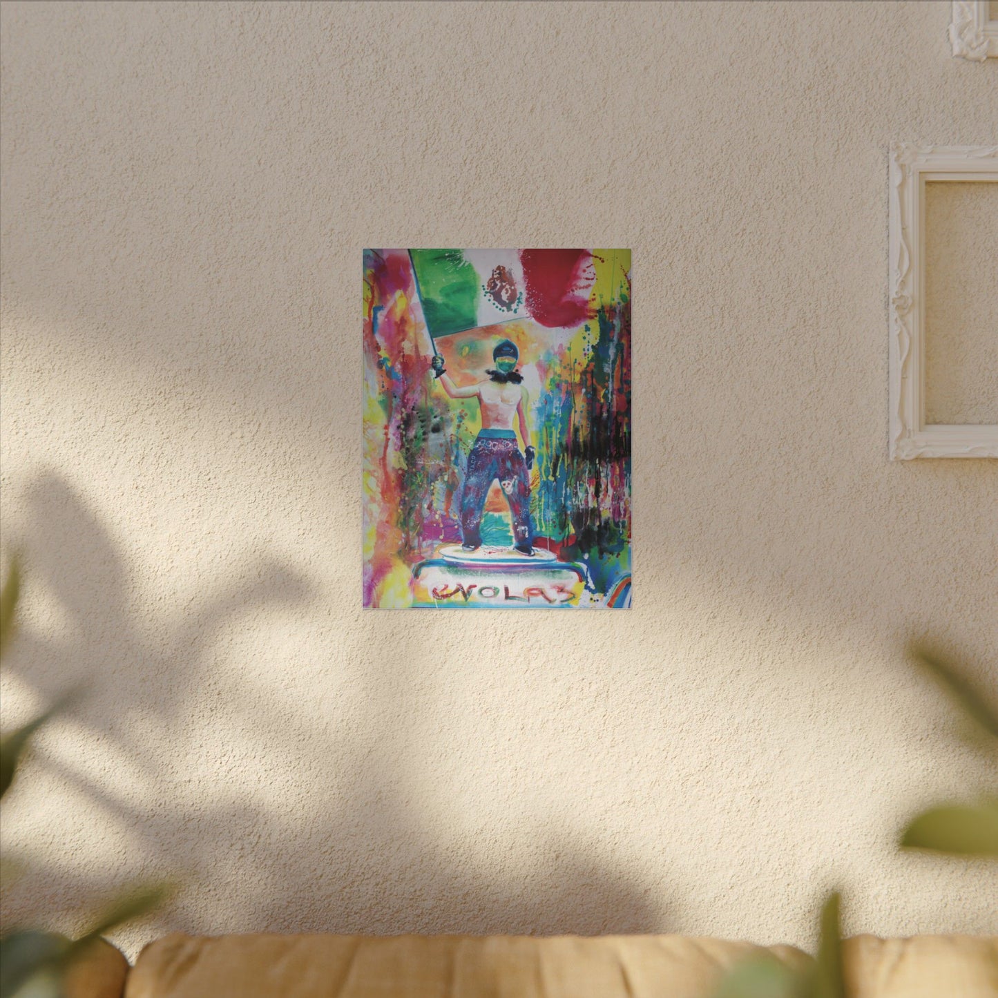 Impresión artística en lienzo "Resistir" 