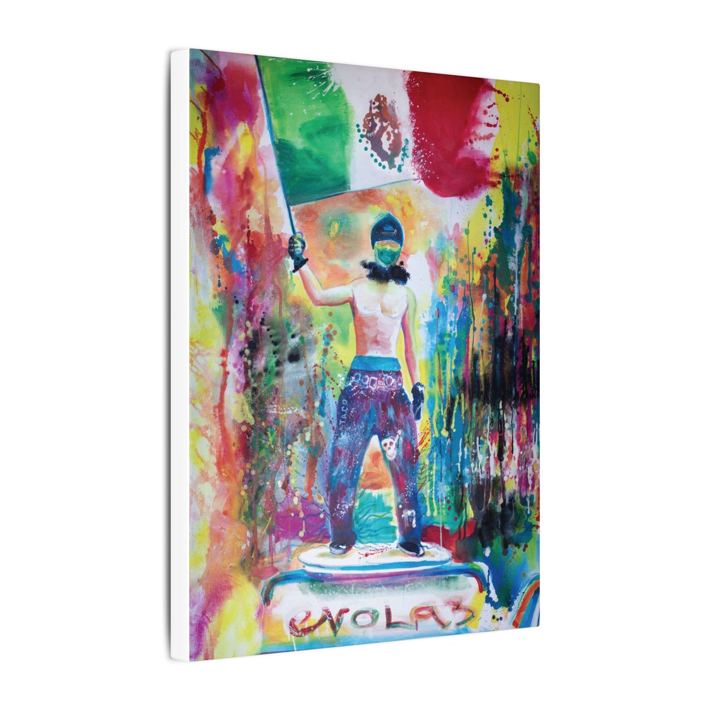 Impresión artística en lienzo "Resistir" 