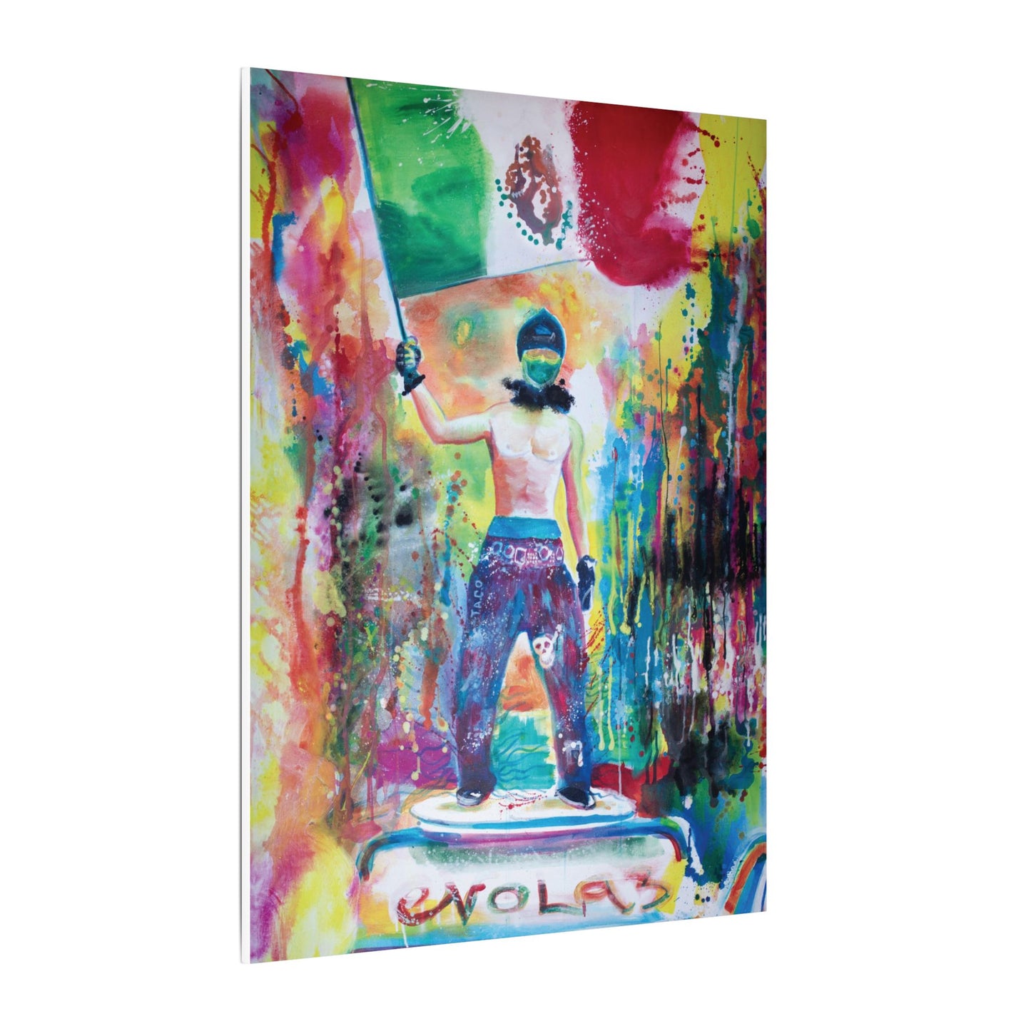 Impresión artística en lienzo "Resistir" 