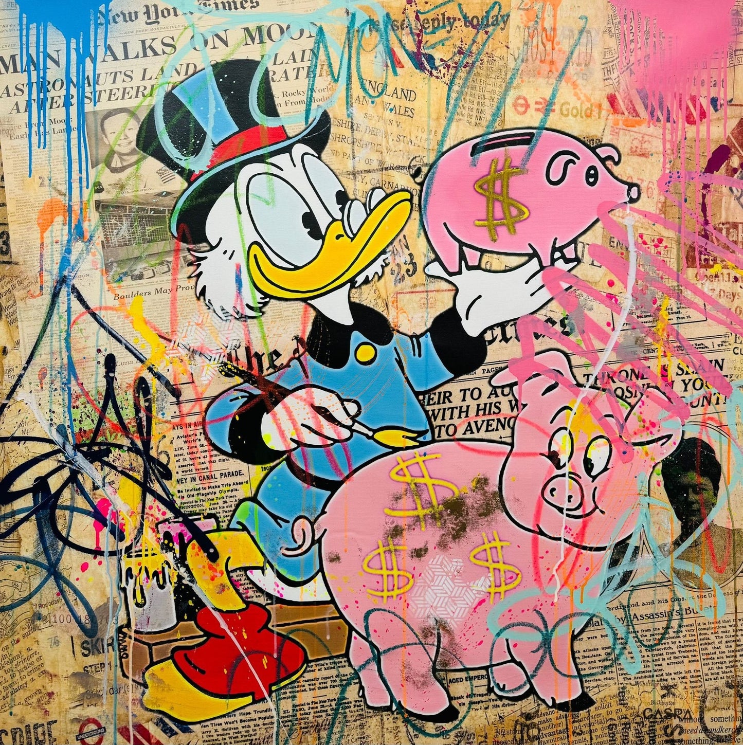 CASPA - Scrooge McDuck Pig -   SOLD