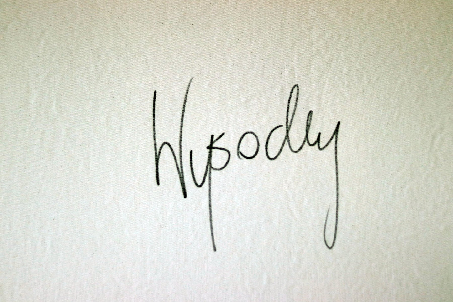 El hombre de las sombras - original firmado