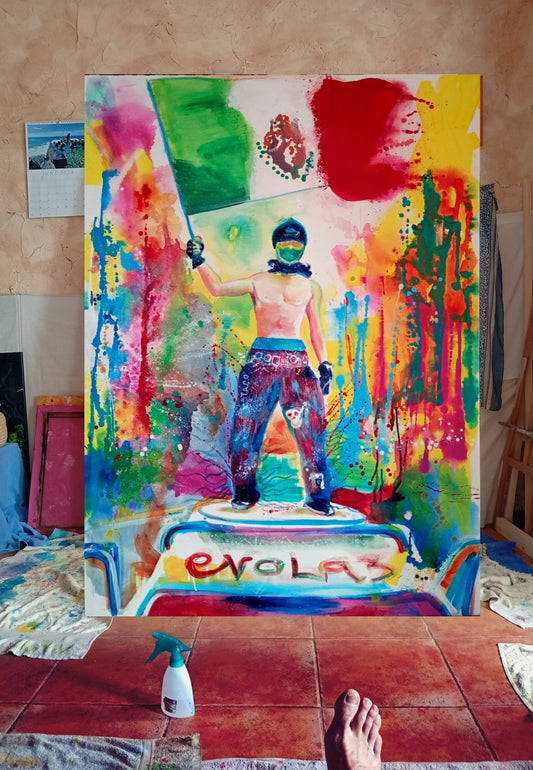 Impresión de edición limitada firmada: «Resist» de Justin Moreno