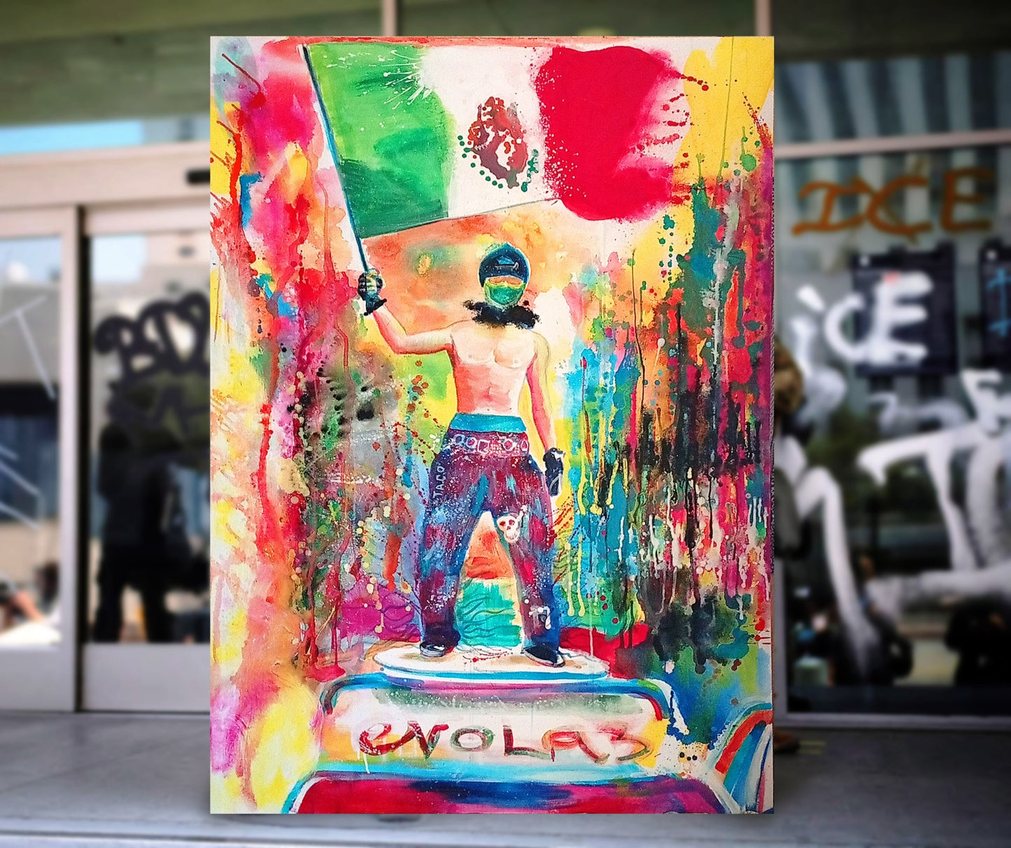 Impresión de edición limitada firmada: «Resist» de Justin Moreno